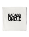 Badass Uncle Micro Fleece 14&#x22;x14&#x22; Pillow Sham by TooLoud-Pillow Sham-TooLoud-White-Davson Sales