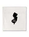 New Jersey - United States Shape Micro Fleece 14&#x22;x14&#x22; Pillow Sham by TooLoud-Pillow Sham-TooLoud-White-Davson Sales