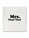 Personalized Mrs Classy Micro Fleece 14&#x22;x14&#x22; Pillow Sham by TooLoud-Pillow Sham-TooLoud-White-Davson Sales