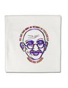 TooLoud No one can hurt me without my permission Ghandi Micro Fleece 14 Inch x 14 Inch Pillow Sham-ThrowPillowCovers-TooLoud-Davson Sales