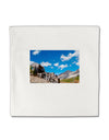 Colorado Landscape Ruins Micro Fleece 14&#x22;x14&#x22; Pillow Sham-Pillow Sham-TooLoud-White-Davson Sales