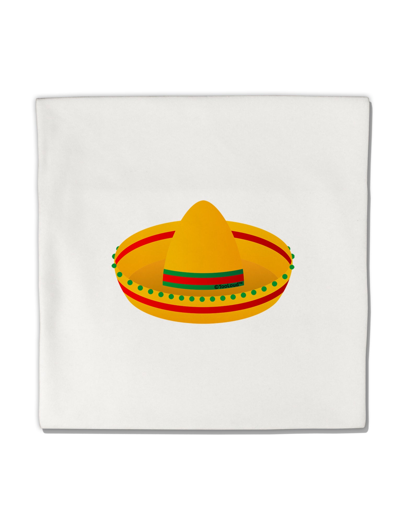 Sombrero Design Micro Fleece 14&#x22;x14&#x22; Pillow Sham by TooLoud-Pillow Sham-TooLoud-White-Davson Sales
