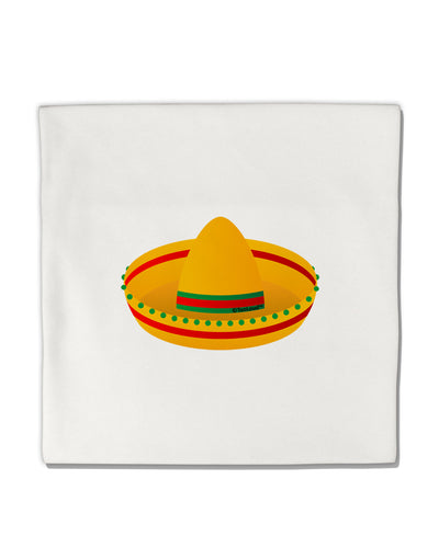 Sombrero Design Micro Fleece 14&#x22;x14&#x22; Pillow Sham by TooLoud-Pillow Sham-TooLoud-White-Davson Sales