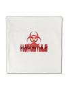 Hardstyle Biohazard Micro Fleece 14&#x22;x14&#x22; Pillow Sham-Pillow Sham-TooLoud-White-Davson Sales