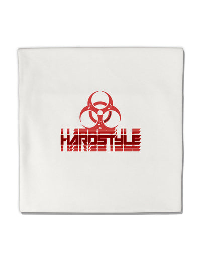 Hardstyle Biohazard Micro Fleece 14&#x22;x14&#x22; Pillow Sham-Pillow Sham-TooLoud-White-Davson Sales