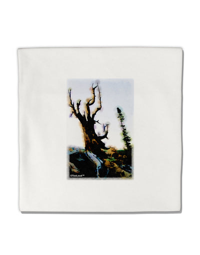 CO Mountain Scenery Watercolor Micro Fleece 14&#x22;x14&#x22; Pillow Sham by TooLoud-Pillow Sham-TooLoud-White-Davson Sales