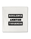 TooLoud RESILIENCE AMBITION TOUGHNESS Micro Fleece 14 Inch x 14 Inch Pillow Sham-ThrowPillowCovers-TooLoud-Davson Sales
