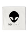 Alien They Are Here Micro Fleece 14&#x22;x14&#x22; Pillow Sham-Pillow Sham-TooLoud-White-Davson Sales