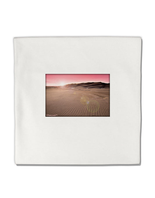 TooLoud Victor Mines Pink Sunrise Micro Fleece 14"x14" Pillow Sham-Pillow Sham-TooLoud-White-Davson Sales