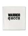 Warrior Queen Script Micro Fleece 14&#x22;x14&#x22; Pillow Sham-Pillow Sham-TooLoud-White-Davson Sales