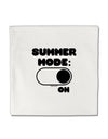 Summer Mode On Micro Fleece 14&#x22;x14&#x22; Pillow Sham by TooLoud-Pillow Sham-TooLoud-White-Davson Sales