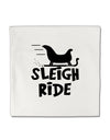 Sleigh Ride BnW Micro Fleece 14&#x22;x14&#x22; Pillow Sham-Pillow Sham-TooLoud-White-Davson Sales