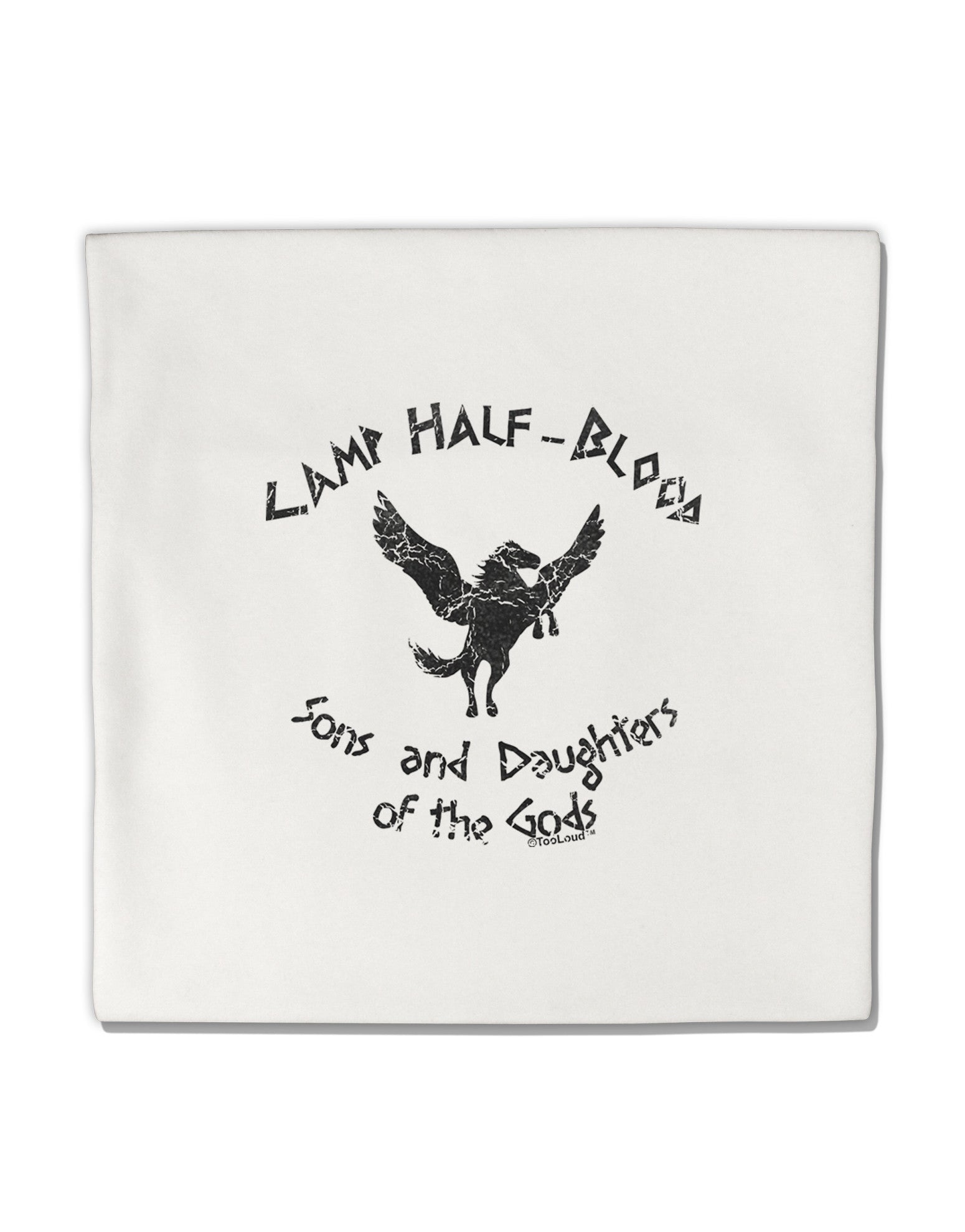Camp Half-Blood Sons and Daughters Micro Fleece 14&#x22;x14&#x22; Pillow Sham-Pillow Sham-TooLoud-White-Davson Sales