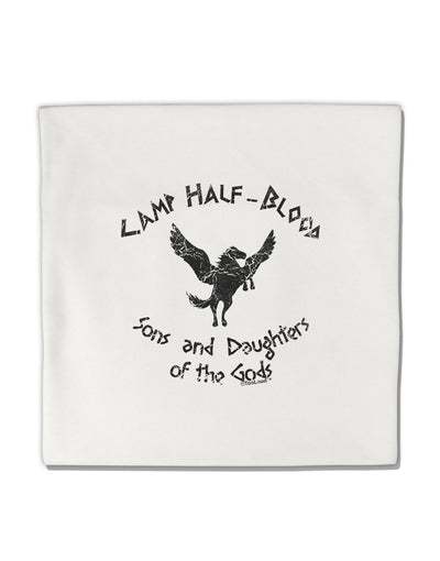 Camp Half-Blood Sons and Daughters Micro Fleece 14&#x22;x14&#x22; Pillow Sham-Pillow Sham-TooLoud-White-Davson Sales