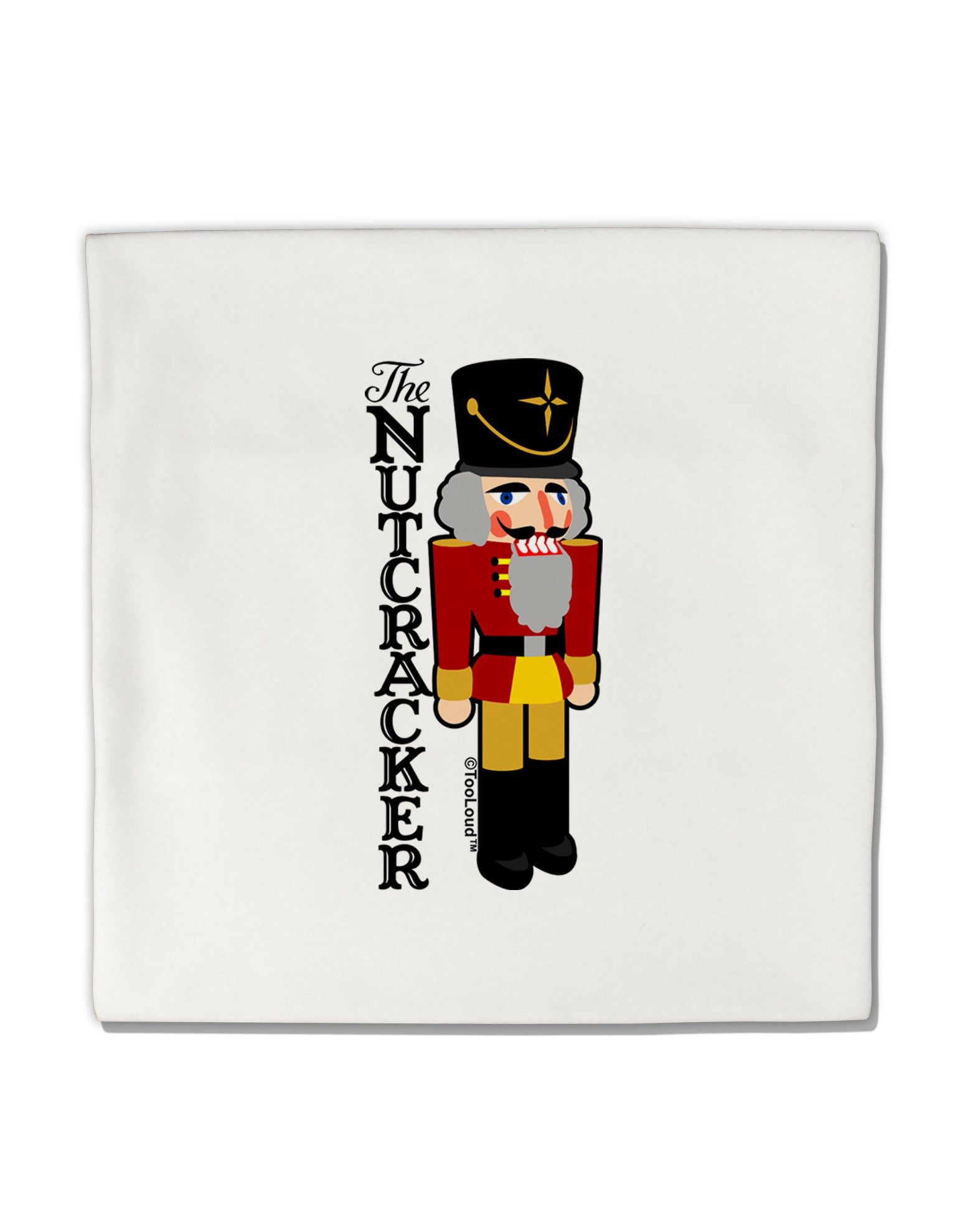 The Nutcracker with Text Micro Fleece 14&#x22;x14&#x22; Pillow Sham by TooLoud-TooLoud-White-Davson Sales