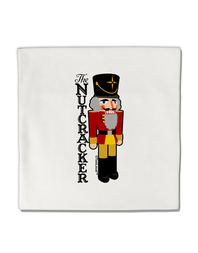 The Nutcracker with Text Micro Fleece 14&#x22;x14&#x22; Pillow Sham by TooLoud-TooLoud-White-Davson Sales