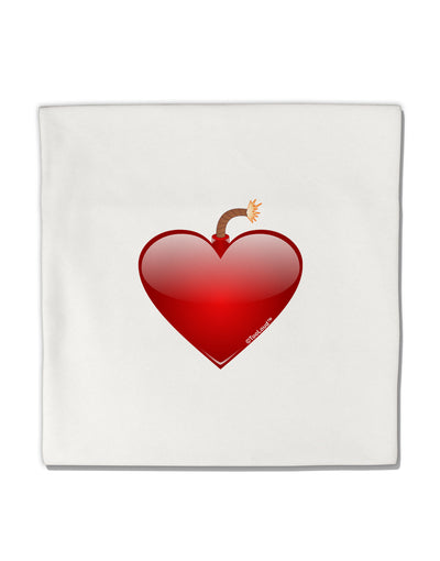 Love Bomb Micro Fleece 14&#x22;x14&#x22; Pillow Sham-Pillow Sham-TooLoud-White-Davson Sales