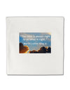 The Time Is Always Right Micro Fleece 14&#x22;x14&#x22; Pillow Sham-Pillow Sham-TooLoud-White-Davson Sales