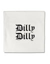 Dilly Dilly Beer Drinking Funny Micro Fleece 14&#x22;x14&#x22; Pillow Sham by TooLoud-Pillow Sham-TooLoud-White-Davson Sales