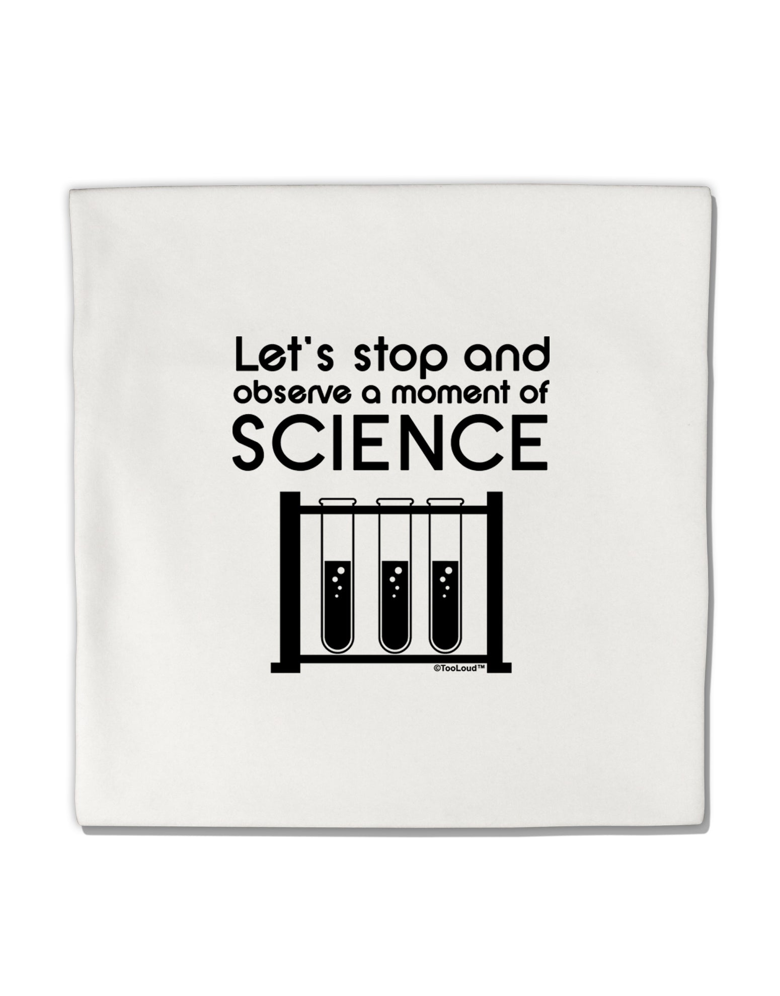 Moment of Science Micro Fleece 14"x14" Pillow Sham by TooLoud-Pillow Sham-TooLoud-White-Davson Sales
