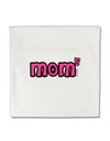 Mom to the Fifth Power - Cute Mom of 5 Design Micro Fleece 14&#x22;x14&#x22; Pillow Sham by TooLoud-Pillow Sham-TooLoud-White-Davson Sales