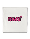 Mom Squared - Cute Mom of Two Design Micro Fleece 14&#x22;x14&#x22; Pillow Sham by TooLoud-Pillow Sham-TooLoud-White-Davson Sales