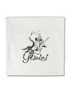 Gemini Illustration Micro Fleece 14&#x22;x14&#x22; Pillow Sham-Pillow Sham-TooLoud-White-Davson Sales