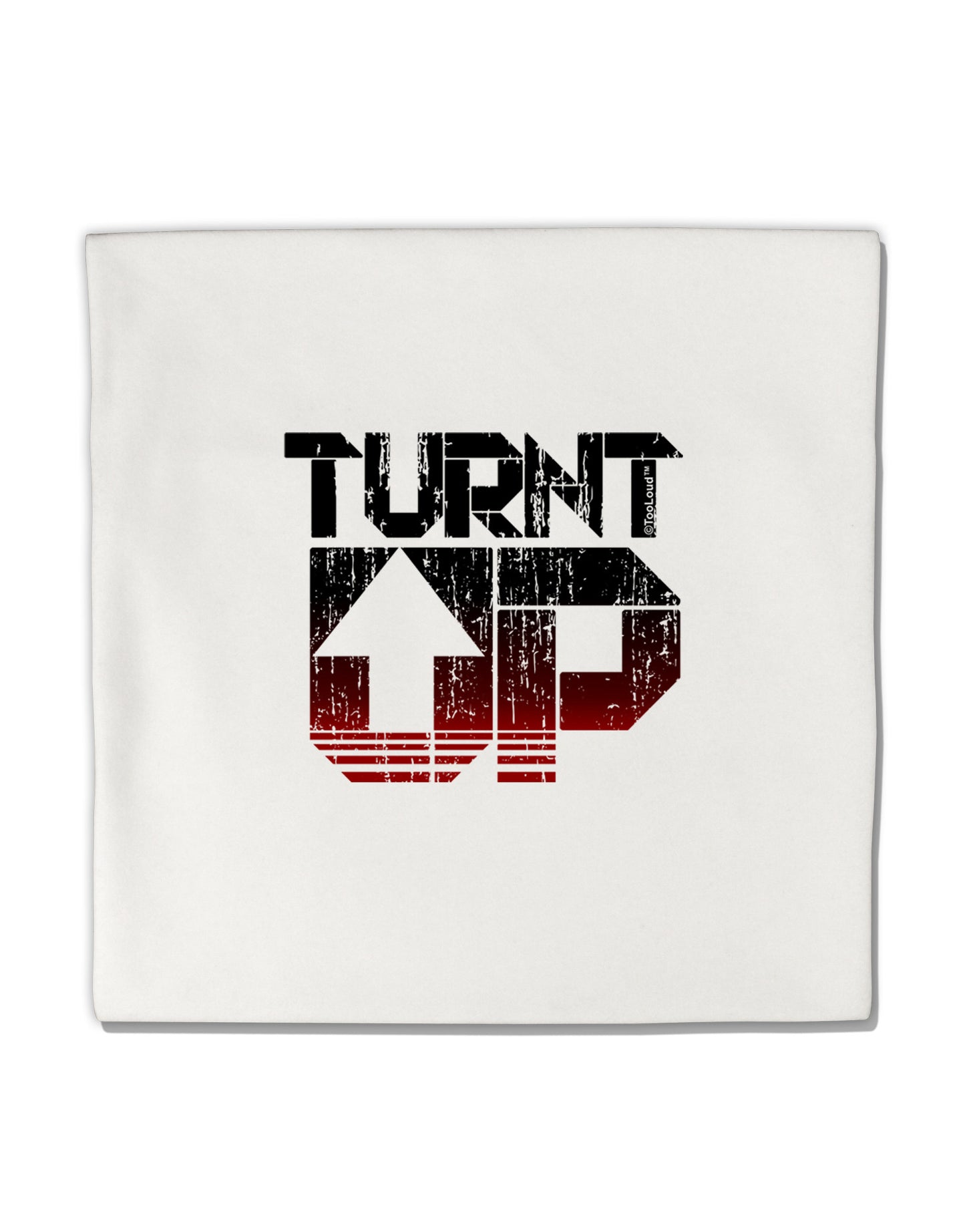 TooLoud Turnt Up Distressed Micro Fleece 14"x14" Pillow Sham-Pillow Sham-TooLoud-White-Davson Sales