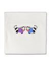 Cute Pair of Sweater Cows Micro Fleece 14&#x22;x14&#x22; Pillow Sham-Pillow Sham-TooLoud-White-Davson Sales