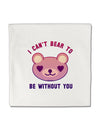 I Can't Bear to be Without You Micro Fleece 14&#x22;x14&#x22; Pillow Sham by TooLoud-Pillow Sham-TooLoud-White-Davson Sales