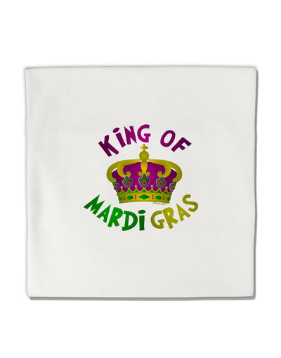 King Of Mardi Gras Micro Fleece 14&#x22;x14&#x22; Pillow Sham-Pillow Sham-TooLoud-White-Davson Sales