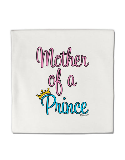 Mother of a Prince - Matching Mom and Son Design Micro Fleece 14&#x22;x14&#x22; Pillow Sham by TooLoud-Pillow Sham-TooLoud-White-Davson Sales