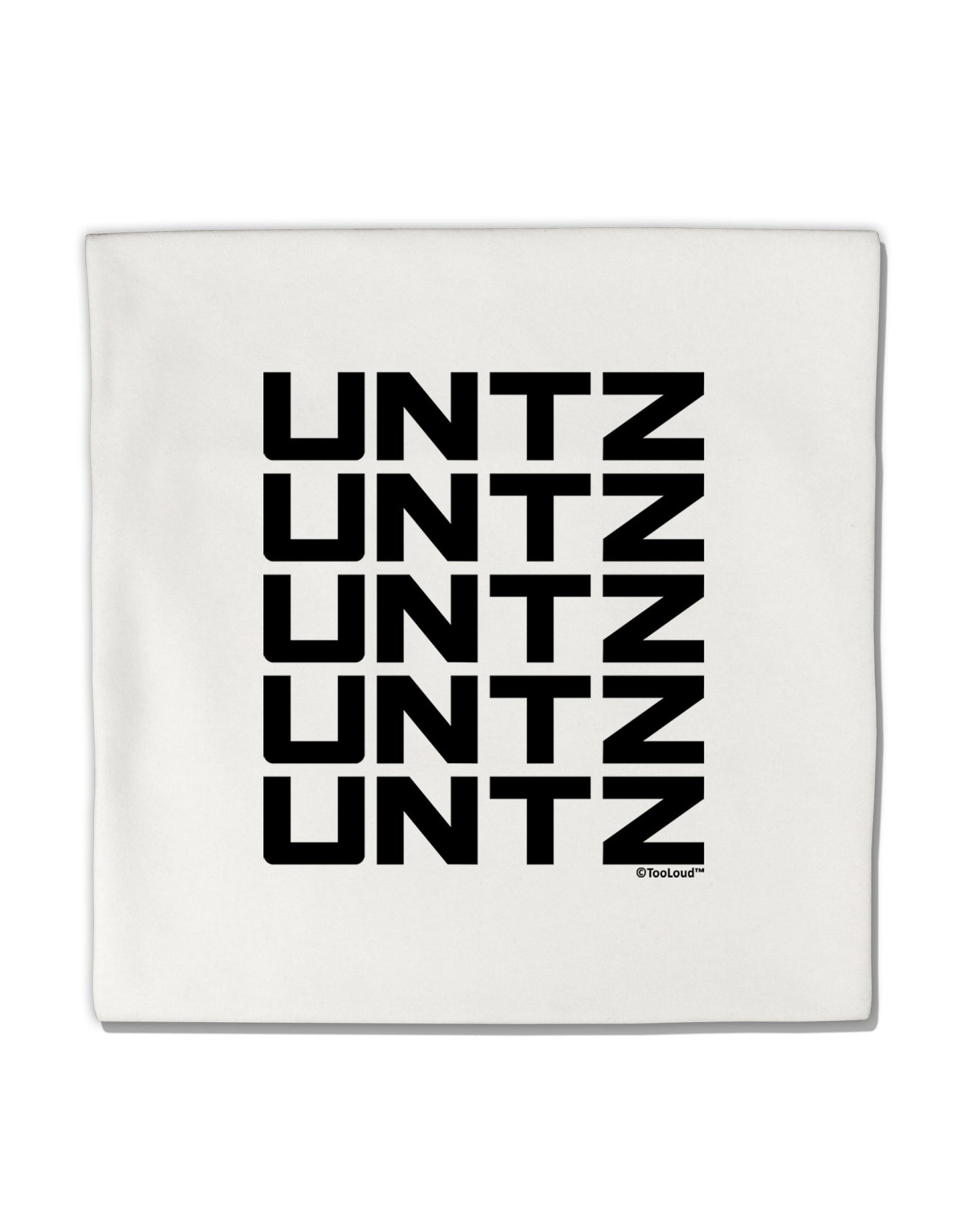 Untz Untz Untz Untz Untz EDM Design Micro Fleece 14"x14" Pillow Sham-Pillow Sham-TooLoud-White-Davson Sales