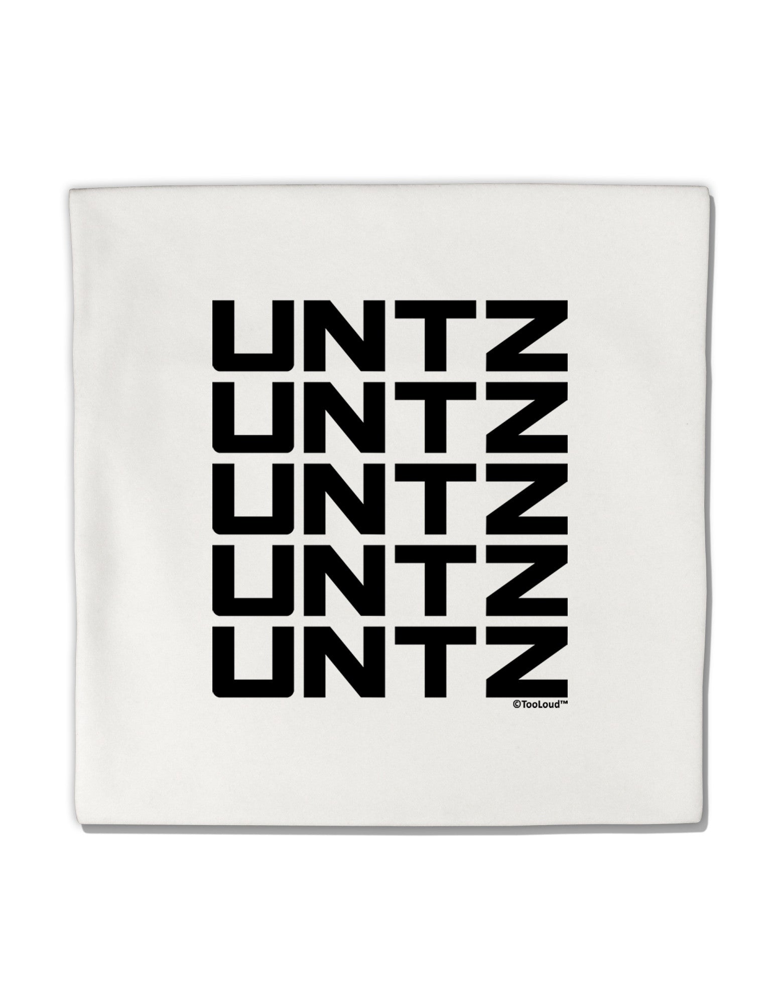 Untz Untz Untz Untz Untz EDM Design Micro Fleece 14"x14" Pillow Sham-Pillow Sham-TooLoud-White-Davson Sales