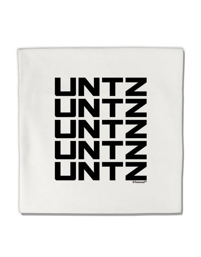 Untz Untz Untz Untz Untz EDM Design Micro Fleece 14&#x22;x14&#x22; Pillow Sham-Pillow Sham-TooLoud-White-Davson Sales