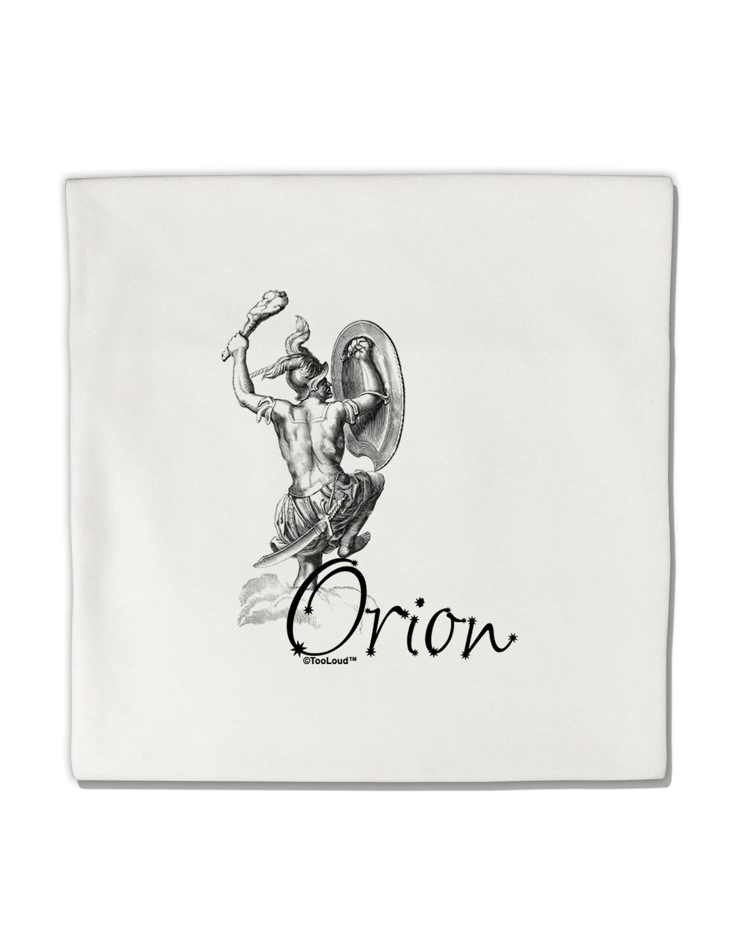 Orion Illustration Micro Fleece 14&#x22;x14&#x22; Pillow Sham-Pillow Sham-TooLoud-White-Davson Sales