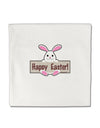 Cute Bunny - Happy Easter Micro Fleece 14&#x22;x14&#x22; Pillow Sham by TooLoud-Pillow Sham-TooLoud-White-Davson Sales