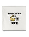 Geared Up For God Micro Fleece 14&#x22;x14&#x22; Pillow Sham by TooLoud-TooLoud-White-Davson Sales