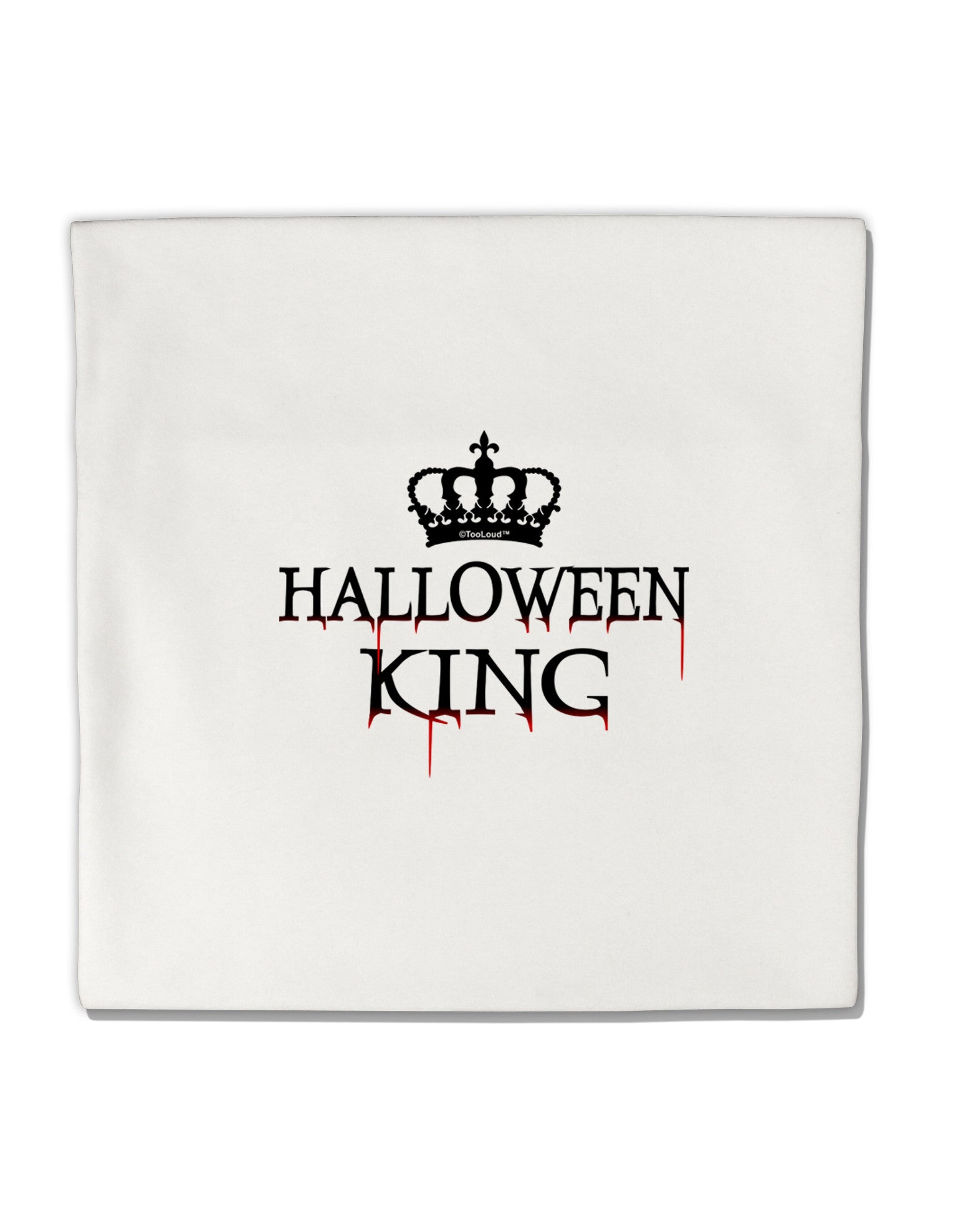 Halloween King Micro Fleece 14&#x22;x14&#x22; Pillow Sham by TooLoud-Pillow Sham-TooLoud-White-Davson Sales