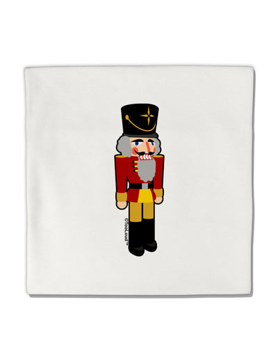 Festive Nutcracker - No Text Micro Fleece 14&#x22;x14&#x22; Pillow Sham by TooLoud-TooLoud-White-Davson Sales