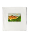 Colorado Forrest Watercolor Micro Fleece 14&#x22;x14&#x22; Pillow Sham-Pillow Sham-TooLoud-White-Davson Sales