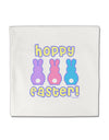 Three Easter Bunnies - Hoppy Easter Micro Fleece 14&#x22;x14&#x22; Pillow Sham by TooLoud-Pillow Sham-TooLoud-White-Davson Sales