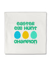 Easter Egg Hunt Champion - Blue and Green Micro Fleece 14&#x22;x14&#x22; Pillow Sham by TooLoud-Pillow Sham-TooLoud-White-Davson Sales