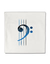 Distressed Bass Strings Micro Fleece 14&#x22;x14&#x22; Pillow Sham-Pillow Sham-TooLoud-White-Davson Sales