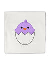 Cute Hatching Chick - Purple Micro Fleece 14&#x22;x14&#x22; Pillow Sham by TooLoud-Pillow Sham-TooLoud-White-Davson Sales