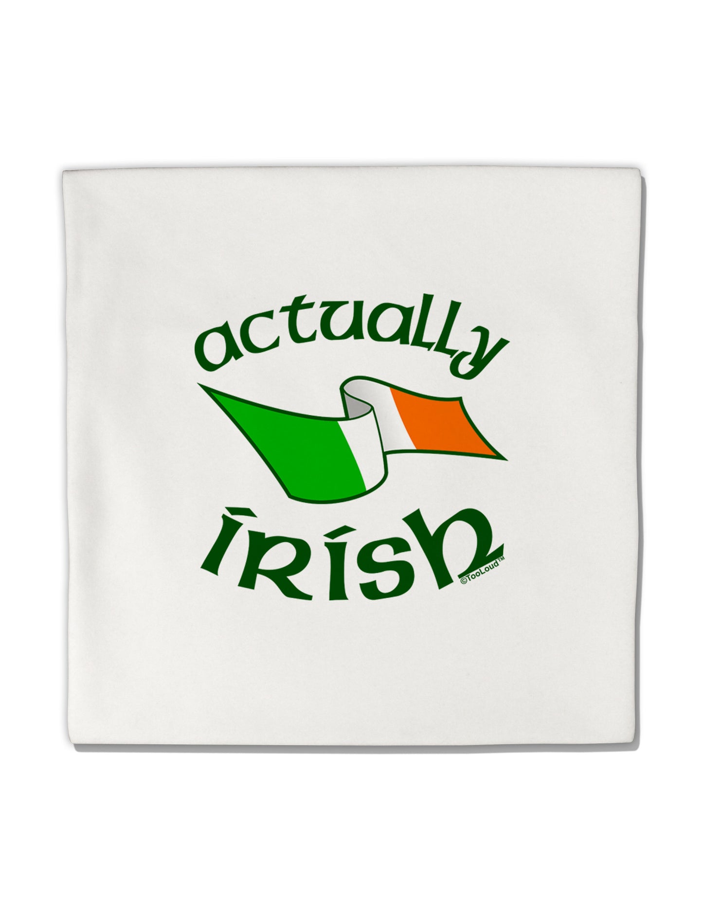 Actually Irish Micro Fleece 14&#x22;x14&#x22; Pillow Sham-Pillow Sham-TooLoud-White-Davson Sales