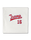 Trump Jersey 16 Micro Fleece 14&#x22;x14&#x22; Pillow Sham-Pillow Sham-TooLoud-White-Davson Sales