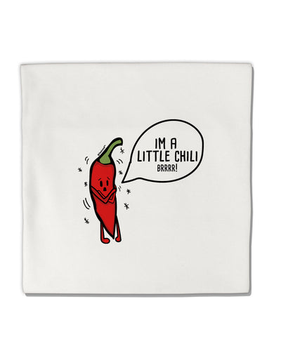 TooLoud I'm a Little Chilli Micro Fleece 14 Inch x 14 Inch Pillow Sham-ThrowPillowCovers-TooLoud-Davson Sales