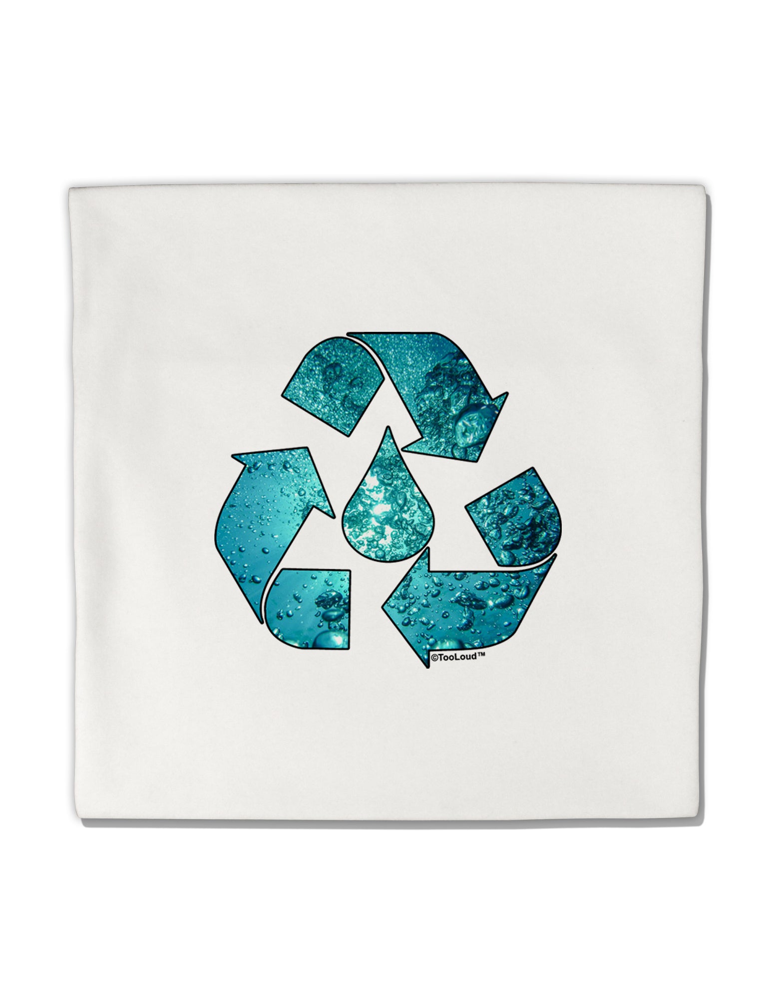 Water Conservation Micro Fleece 14&#x22;x14&#x22; Pillow Sham by TooLoud-Pillow Sham-TooLoud-White-Davson Sales
