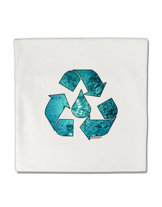 Water Conservation Micro Fleece 14&#x22;x14&#x22; Pillow Sham by TooLoud-Pillow Sham-TooLoud-White-Davson Sales